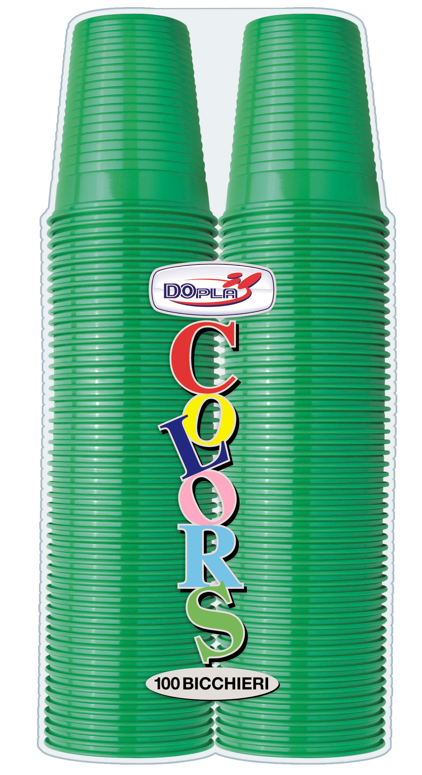 058257 bicchieri-200R-2X50pz verdi